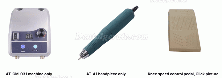 AI-TE&reg; AT-CM-031 mikromotor zahntechnik mit b&uuml;rstenlosem AT-A1 handst&uuml;ck mit 50.000 U/min